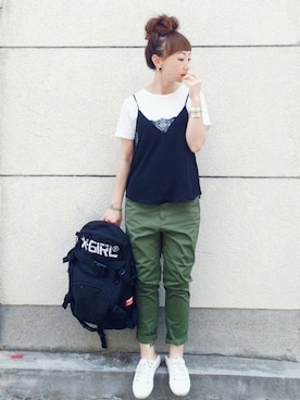 SIZUさん（レディース・156cm）の夏コーディネート