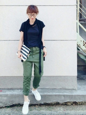 SIZUさん（レディース・156cm）の夏コーディネート