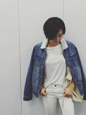 「ROXY（ロキシー）のアイテム（ジャケット/アウター）」を使った、KANAさん（レディース・163cm）の秋コーディネート