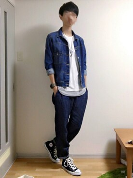 すこさん（メンズ・185cm）の秋コーディネート