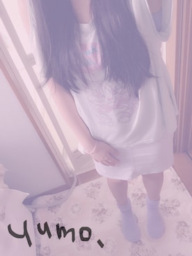 「SWIMMER（SWIMMER）のアイテム（トップス）」を使った、❤︎  yumo  ❤︎さん（レディース・160cm）の春コーディネート