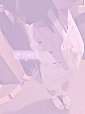 「WC（ダブル シー）のアイテム（デニムジャケット）」を使った、❤︎  yumo  ❤︎さん（レディース・160cm）の秋コーディネート