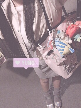 「gray」｜「アイテム（ブルゾン）」を使った、❤︎  yumo  ❤︎さん（レディース・160cm）の春コーディネート