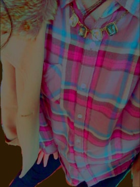 「Honeys（ハニーズ）のアイテム（ダウンジャケット/コート）」を使った、✔️myou48さん（レディース・155cm）の冬コーディネート