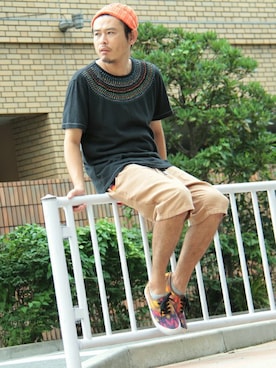 「チチカカ」｜ODKさん（メンズ・180cm）の夏コーディネート