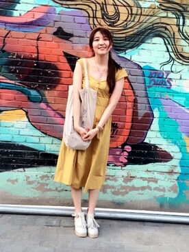 「NATURE（ナチュール）のアイテム」を使った、酱酱さん（レディース・163cm）の冬コーディネート