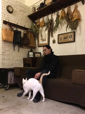 「MWC（ミリタリーウォッチカンパニー）のアイテム（腕時計）」を使った、Chung Sc Lamさん（メンズ・175cm）の冬コーディネート