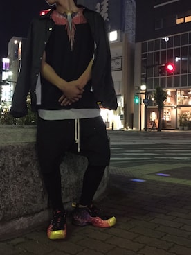 「エアフォームポジット」｜KUYAさん（メンズ・170cm）の秋コーディネート