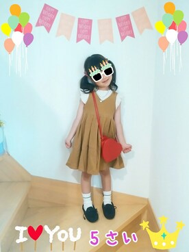 「年中」｜chii82さん（キッズ・110cm）の秋コーディネート