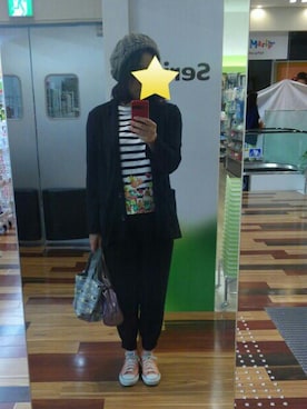 「laule'a sunny side store（ラウレアサニーサイドストア）のアイテム」を使った、みどりさん（レディース・166cm）の秋コーディネート