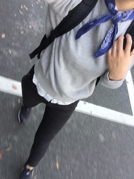 「ハイテクスニーカー」｜かなさん（レディース・164cm・20代）の秋コーディネート