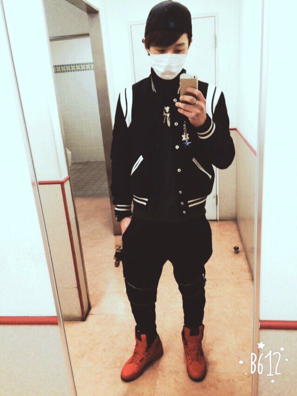 「SAINTLAURENTPARIS、ZARA、PUMA、Hurley」｜「Hurley のアイテム（キャップ、ブラック系）」を使った、Takeshiさん（メンズ・178cm）の冬コーディネートの1枚目の写真