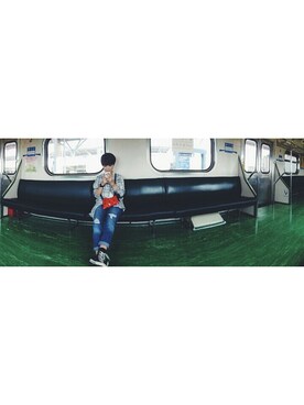 「travel」｜「アイテム（その他）」を使った、葵さん（レディース・168cm）の秋コーディネート