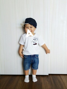 あっくんさん（キッズ・80cm）の夏コーディネート