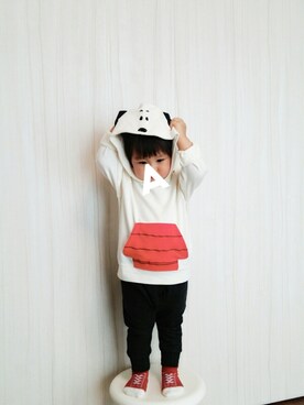 あっくんさん（キッズ・80cm）の秋コーディネート