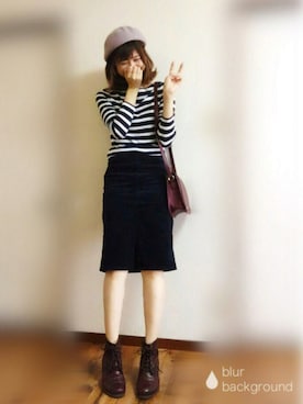 「one after another NICE CLAUP（ワンアフターアナザーナイスクラップ）のアイテム（アクセサリー）」を使った、ぴょんさん（レディース・167cm）の秋コーディネート