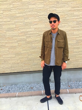 gitanesさん（メンズ・178cm）の秋コーディネート