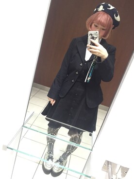 「Sister（シスター）のアイテム」を使った、！！さん（レディース・154cm）の春コーディネート