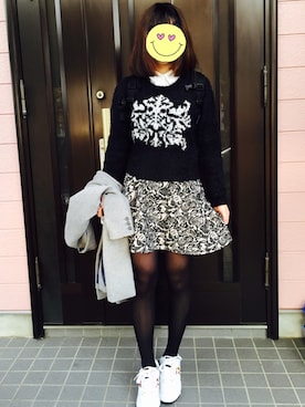 「CECIL McBEE（セシルマクビー）のアイテム（サロペット/オーバーオール）」を使った、fu✭✮✯さん（レディース・159cm）の秋コーディネート