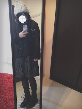 「aiko」｜「アイテム（ダッフルコート）」を使った、だまさん（レディース・152cm）の冬コーディネート