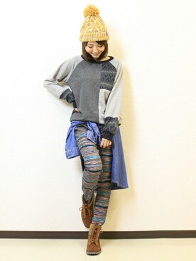 gucchiさん（レディース・160cm）の秋コーディネート