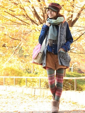 gucchiさん（レディース・160cm）の秋コーディネート