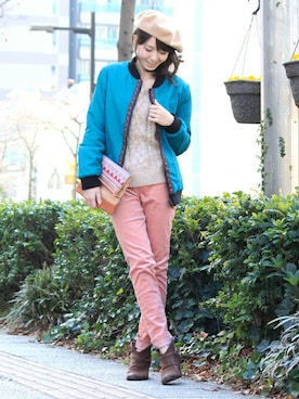 gucchiさん（レディース・160cm）の冬コーディネート