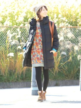 gucchiさん（レディース・160cm）の冬コーディネート