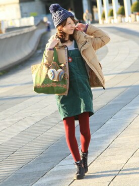 gucchiさん（レディース・160cm）の冬コーディネート