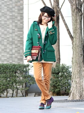 gucchiさん（レディース・160cm）の冬コーディネート