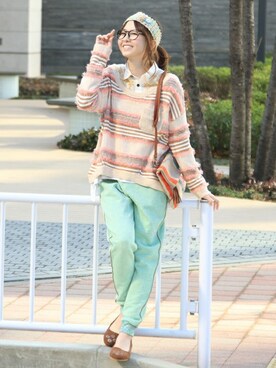 gucchiさん（レディース・160cm）の冬コーディネート