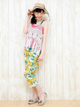 「チチカカ」｜「アイテム（パンプス）」を使った、gucchiさん（レディース・160cm）の春コーディネート