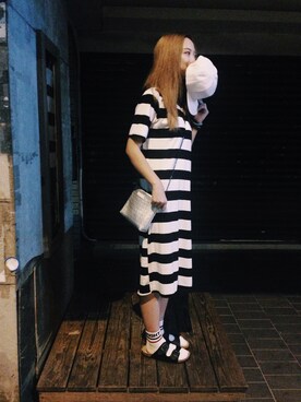 林紘嘉さん(レディース・165cm)の秋コーディネート