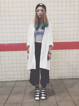 林紘嘉さん（レディース・165cm）の秋コーディネート