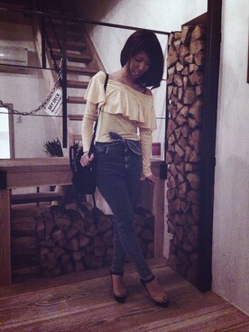 みちなりんごさん（レディース・157cm）の春コーディネート