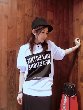 「MONKI（モンキ）のアイテム（アクセサリー）」を使った、Kayte さん（レディース・157cm）の秋コーディネート