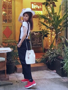 「pants」｜「アイテム（帽子）」を使った、Kayte さん（レディース・158cm）の秋コーディネート