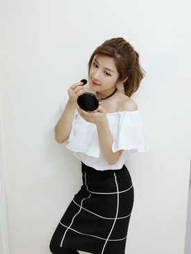 「summer」｜「アイテム（ファンデーション）」を使った、Kayte さん（レディース・158cm）の秋コーディネート