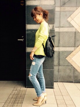 「正面のアイテム（その他、その他）」を使った、ゆーさん（レディース・159cm）の夏コーディネート