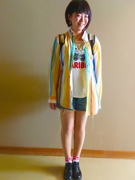 「DOCKERS（ドッカーズ）のアイテム」を使った、Pastel Planさん（レディース・158cm）の春コーディネート