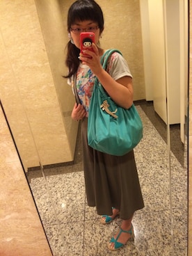 YumiTeaさん(レディース・156cm)の夏コーディネート