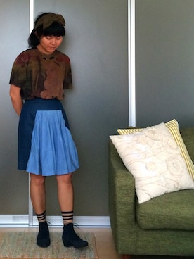 「あちゃちゅむ」｜「アイテム（パンプス）」を使った、YumiTeaさん（レディース・156cm）の夏コーディネート