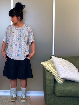 YumiTeaさん（レディース・156cm）の夏コーディネート