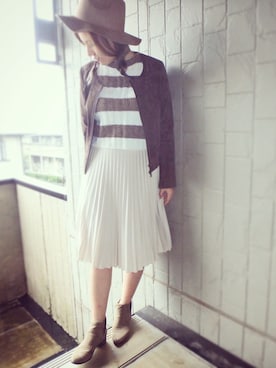 「Rules（ルールス）のアイテム（ジャケット/アウター）」を使った、Mikittyさん（レディース・158cm）の秋コーディネート