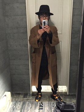 「HARE（ハレ）のアイテム（その他アウター）」を使った、トネちゃんさん（メンズ・165cm）の秋コーディネート