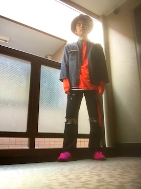 「HARE（ハレ）のアイテム（その他アウター）」を使った、トネちゃんさん（メンズ・165cm）の夏コーディネート