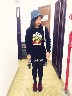 Melissaさん（レディース・154cm）の冬コーディネート