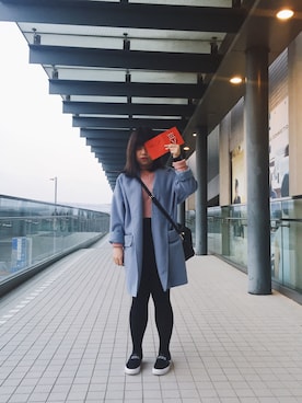 「mixxmixのアイテム（ダウンジャケット/コート）」を使った、Melissaさん（レディース・154cm）の冬コーディネート