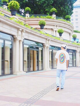 「KNOW WAVE（ノウ ウェイブ）のアイテム（キャップ）」を使った、Chouさん（メンズ・174cm）の秋コーディネート