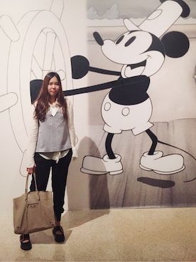 「collection PRIVEE?（コレクションプリヴェ）のアイテム（シューズ）」を使った、badgetopさん（レディース・165cm）の秋コーディネート